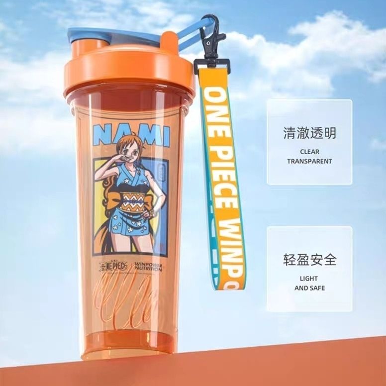 Japanese anime One Piece peripheral joint series Luffy Sauron shake cup fitness cup milkshake cup water cup kettle