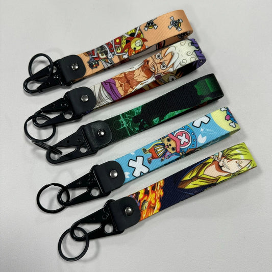 One Piece Eagle Beak Keychain Short Lanyard Killers Key Holder Cars Motorcycles Pendant Keychain Adorn Keyrings Gifts